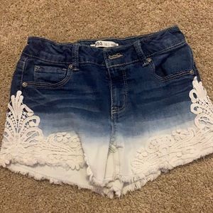 Ombré design Jean shorts!